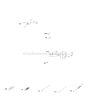 Controls Springs Diagram and Parts List for  Briggs and Stratton Engine